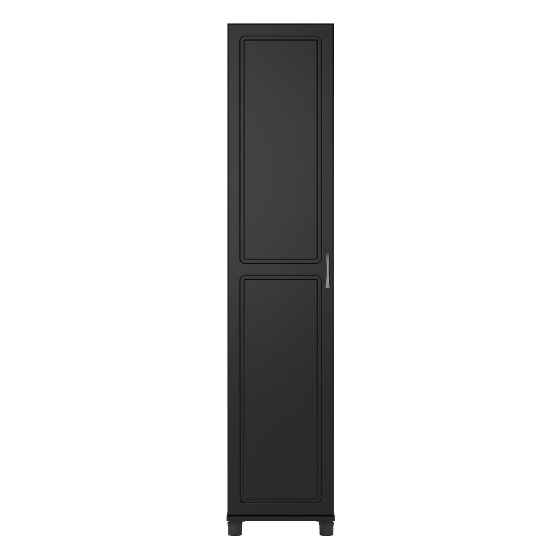 Kendall 16 Inch Multipurpose Storage Cabinet with 5 Shelves - Black