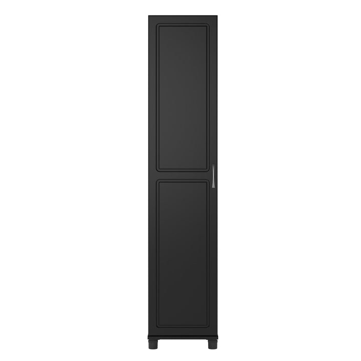 Kendall 16 Inch Multipurpose Storage Cabinet with 5 Shelves - Black