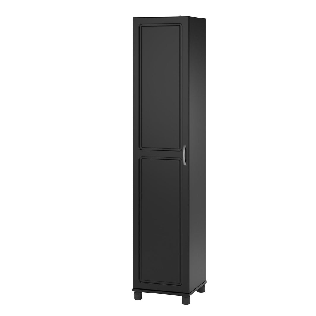 Kendall 16 Inch Multipurpose Storage Cabinet with 5 Shelves - Black