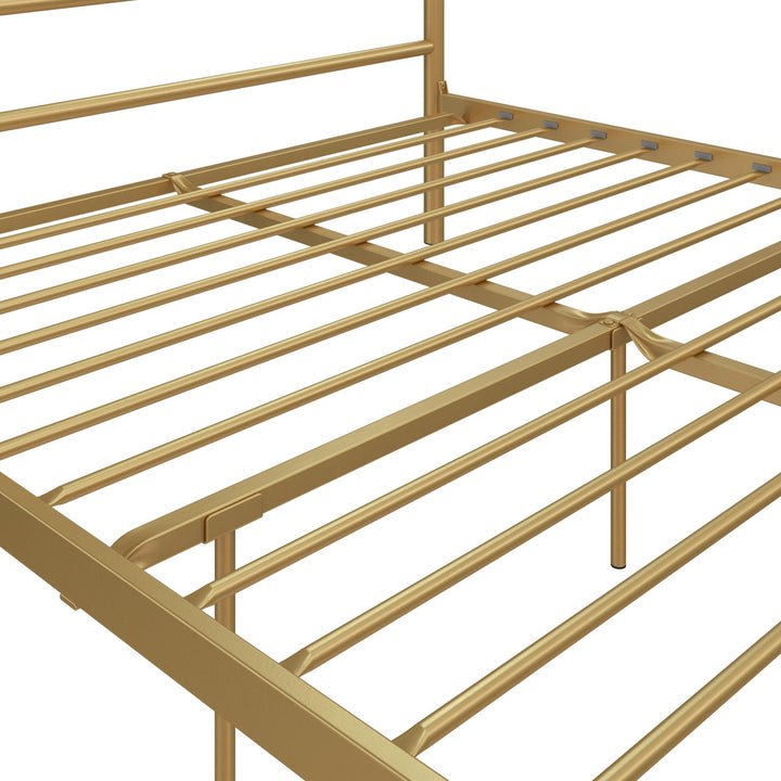 Layla Canopy Bed - Gold - Full