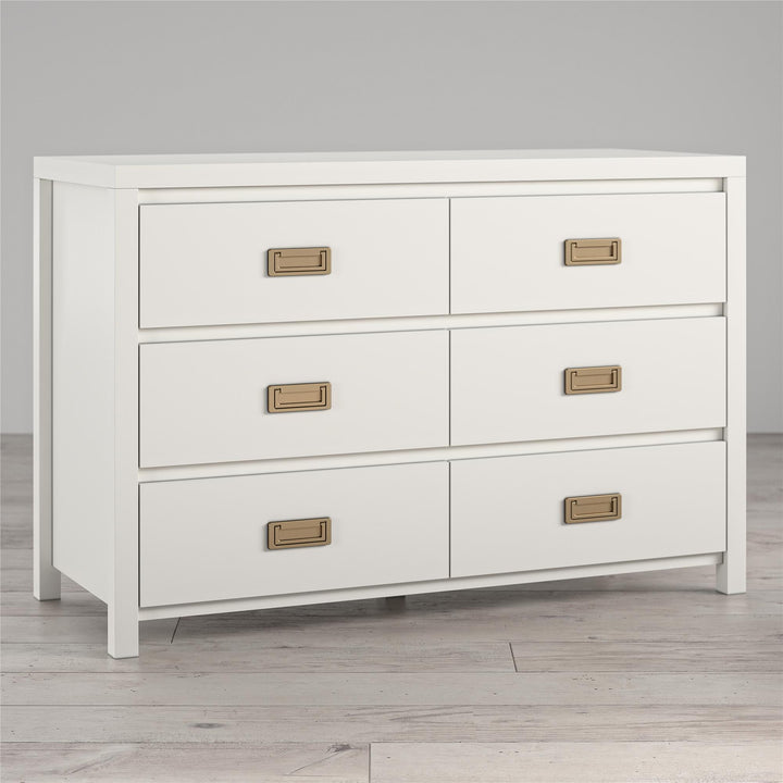 Monarch Hill Haven 6 Drawer Kids’ Dresser - White