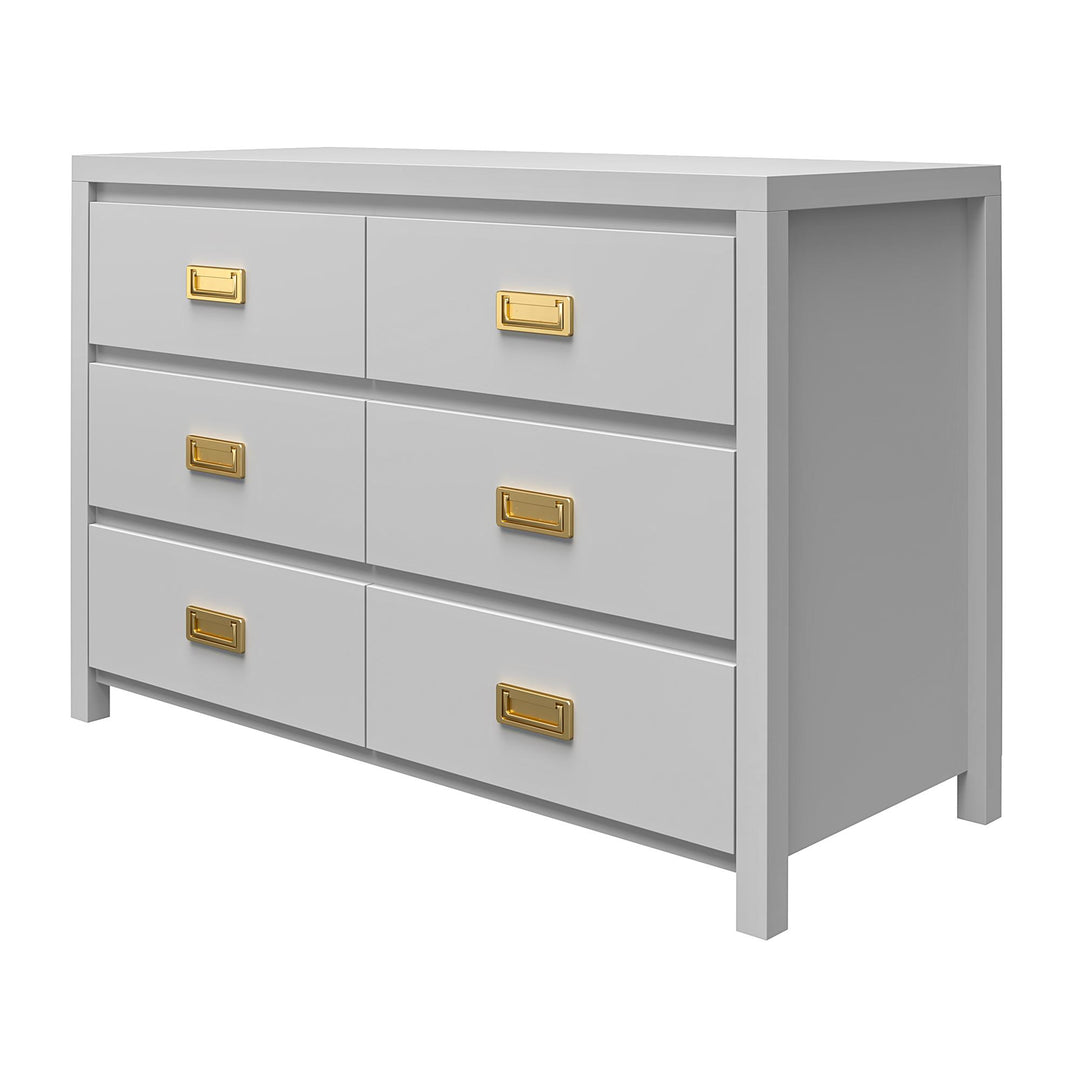 Monarch Hill Haven 6 Drawer Kids’ Dresser - Dove Gray