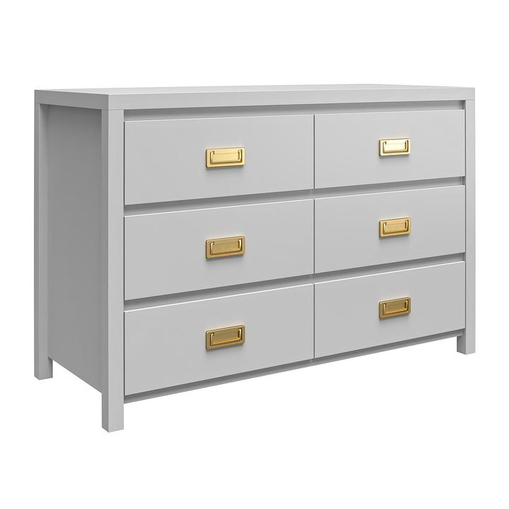 Monarch Hill Haven 6 Drawer Kids’ Dresser - Dove Gray