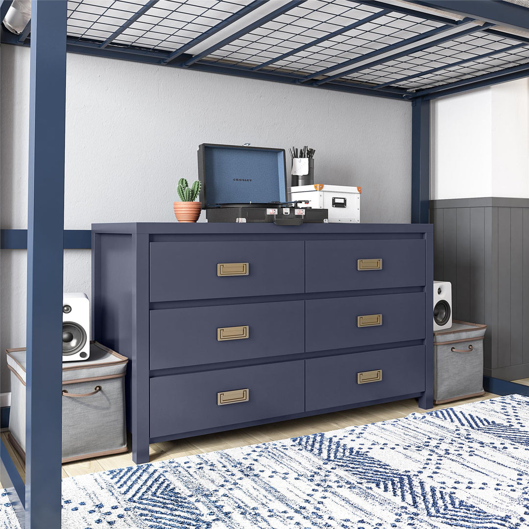 Monarch Hill Haven 6 Drawer Kids’ Dresser - Navy