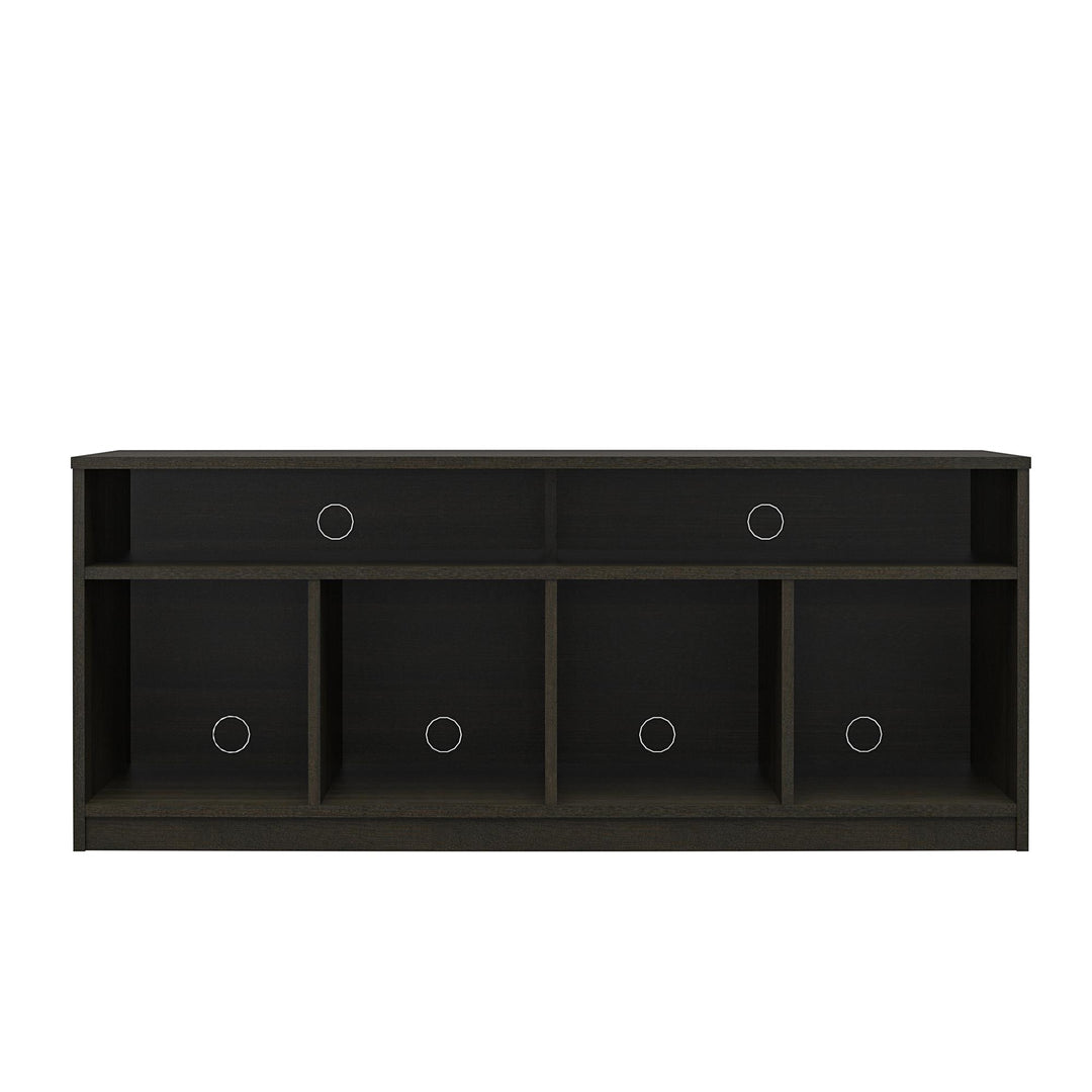 Willow Haven 4 Cube TV Console Space for Components and Media Storage - Espresso