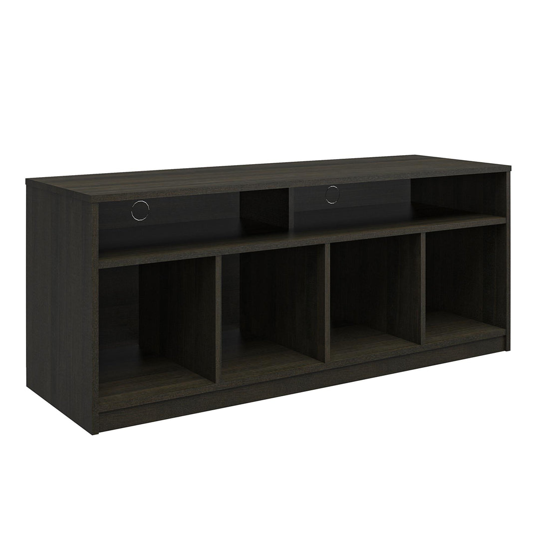 Willow Haven 4 Cube TV Console Space for Components and Media Storage - Espresso