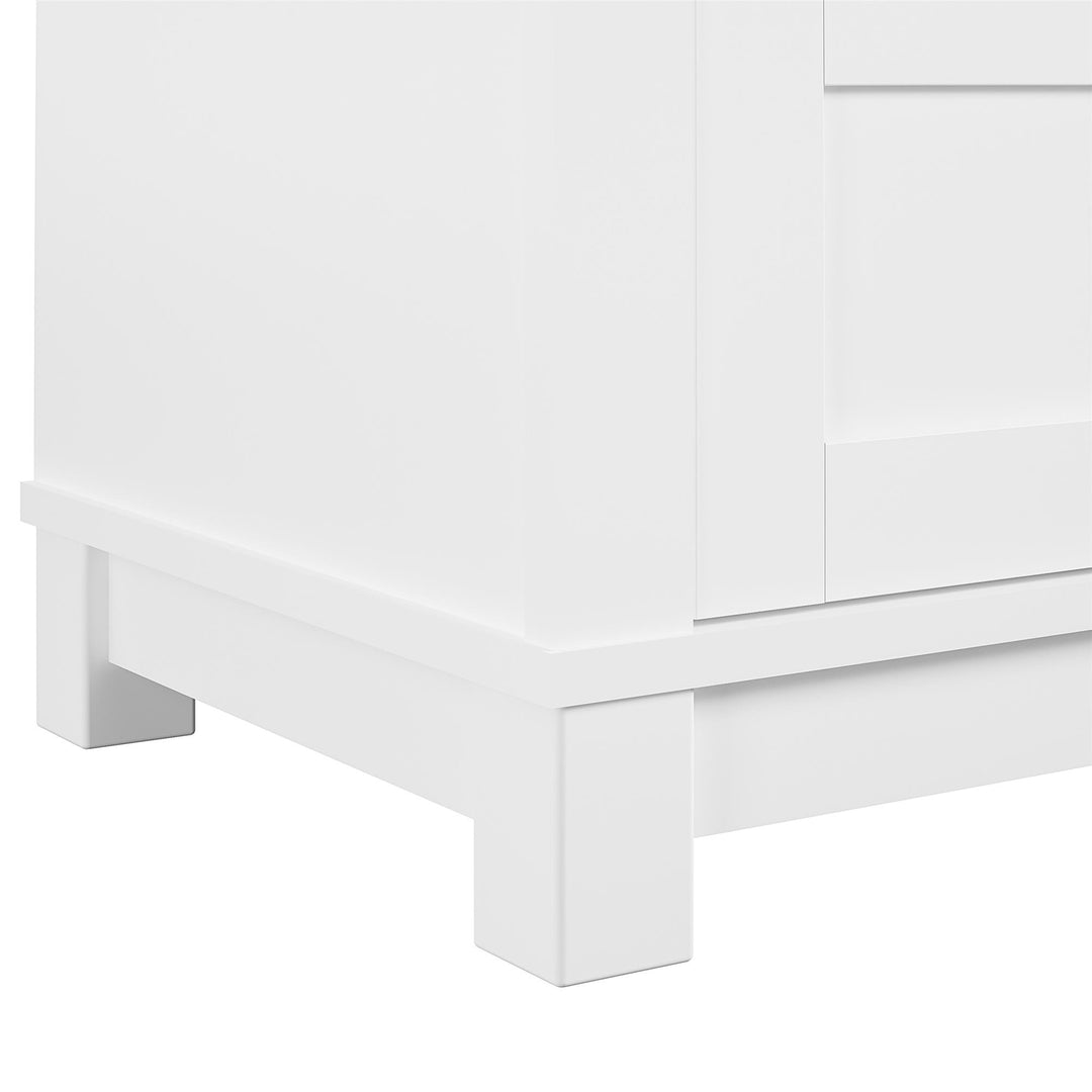 Chapel Hill Modern Farmhouse 6 Drawer Dresser - White