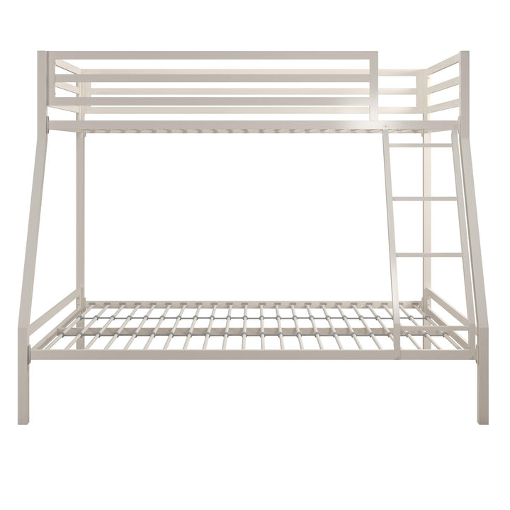 Lara Premium Twin over Full Metal Bunk Bed - White - Twin-Over-Full