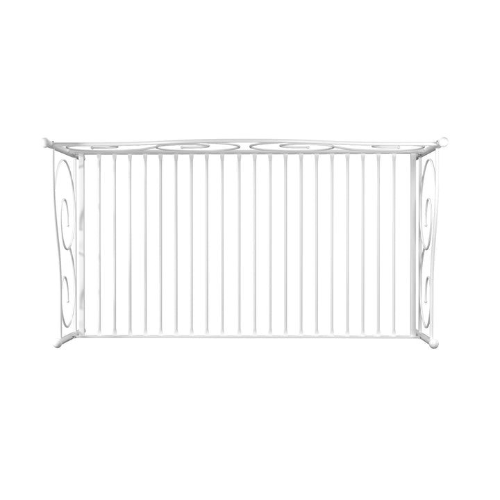 Victoria Metal Daybed with 15 Inch Clearance for Storage - White - Twin