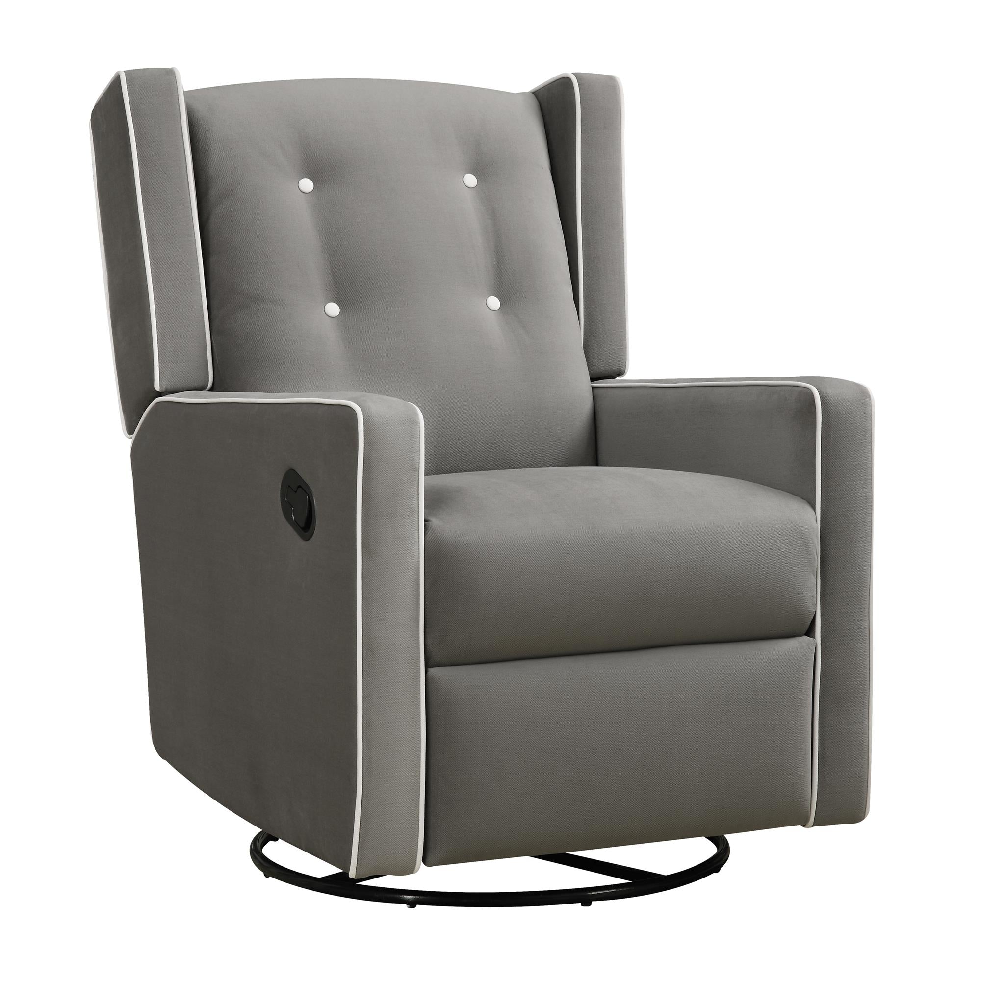 Mikayla Swivel Glider Recliner Chair Optimum Comfort Seating