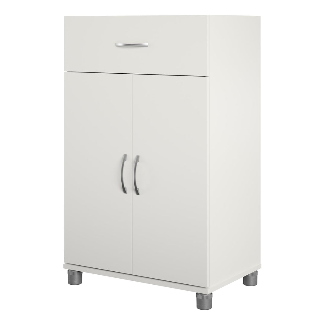 Basin 24 Inch 2 Door Base Storage Cabinet - White