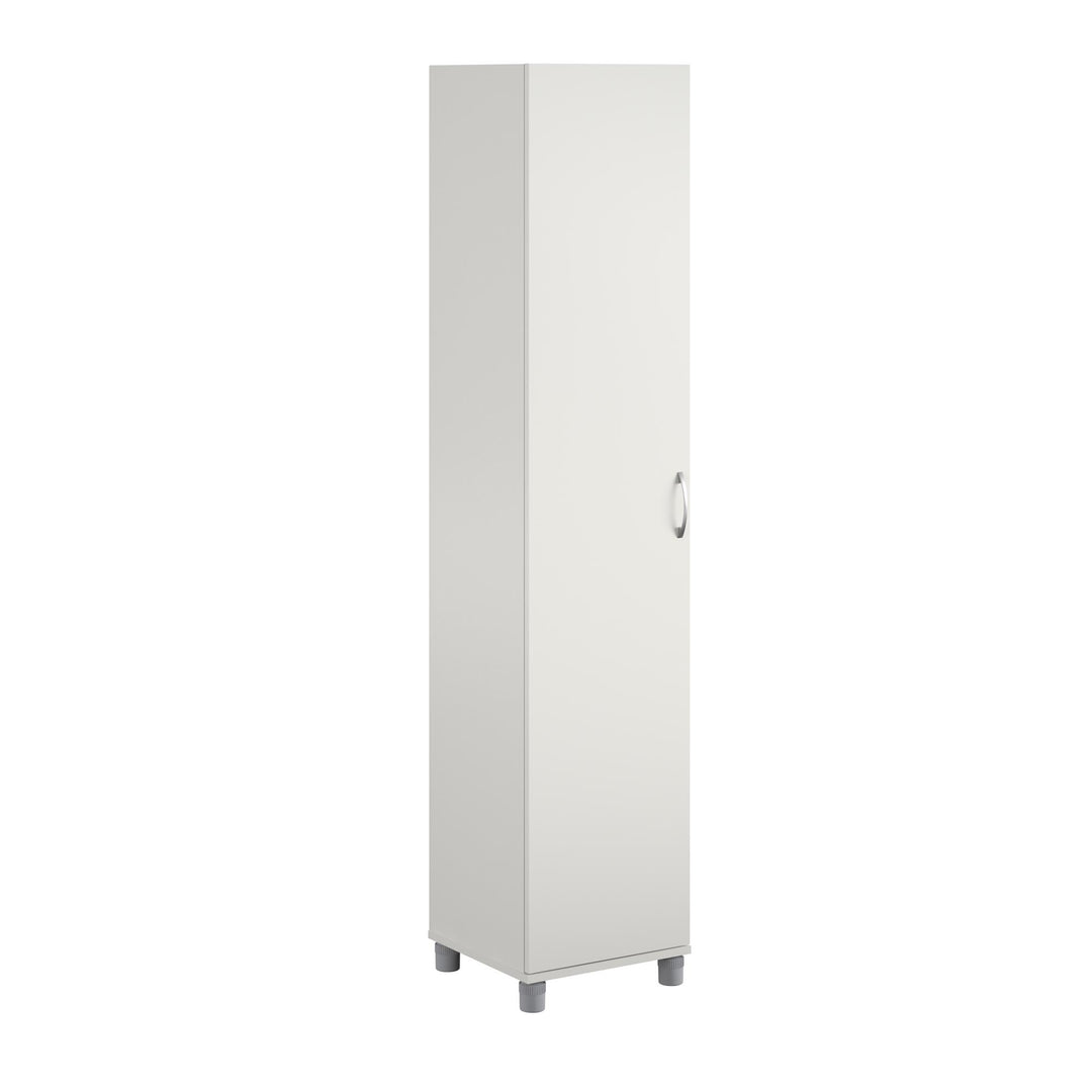 Basin 16 Inch Closed Door Utility Storage Cabinet - White