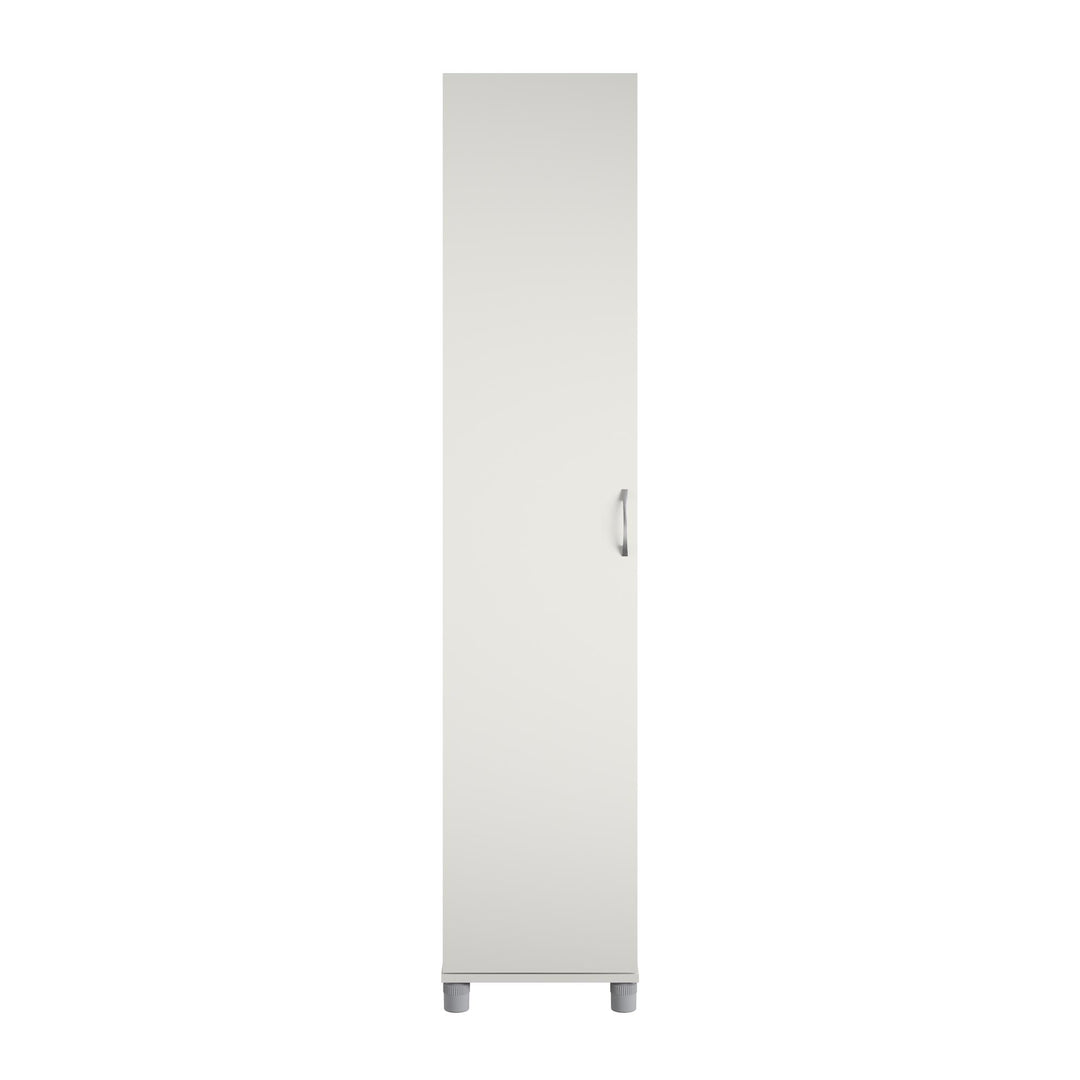 Basin 16 Inch Closed Door Utility Storage Cabinet - White