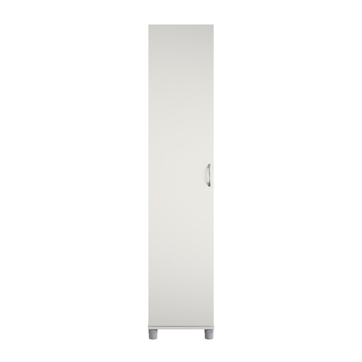 Basin 16 Inch Closed Door Utility Storage Cabinet - White