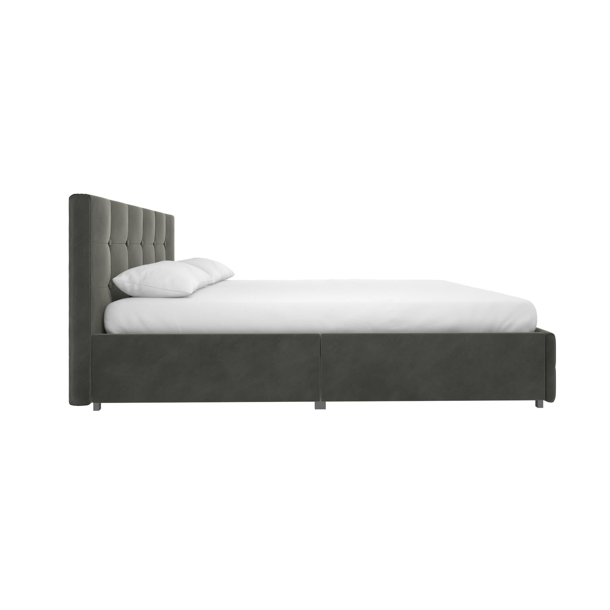 Dhp rose upholstered platform bed with under fashion bed storage