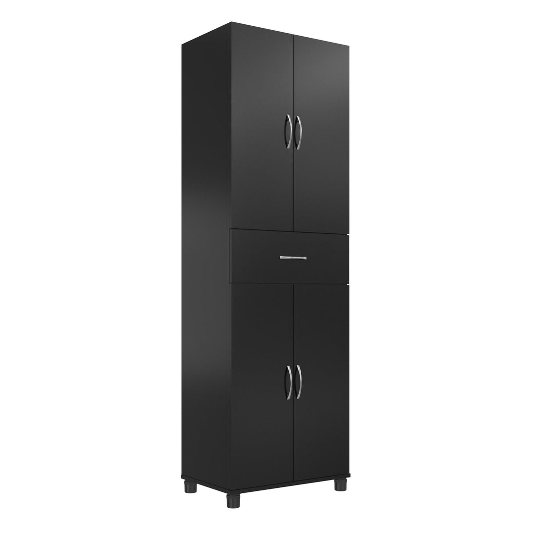 Basin 23.5 Inch Closed Storage Cabinet - Black