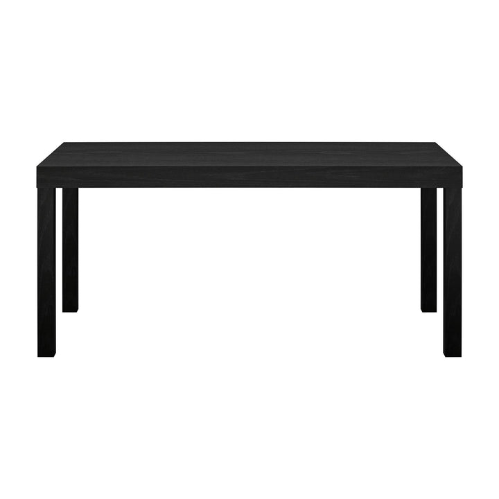 Parsons Hollow Core Coffee Table with Large Top - Black Oak