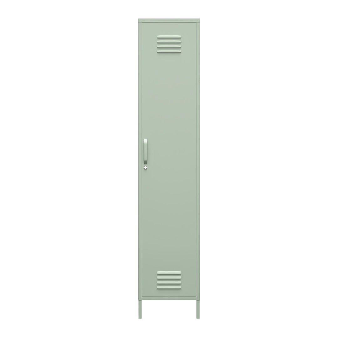 Shadwick 1 Door Tall Single Metal Locker Style Storage Cabinet - Pale Green