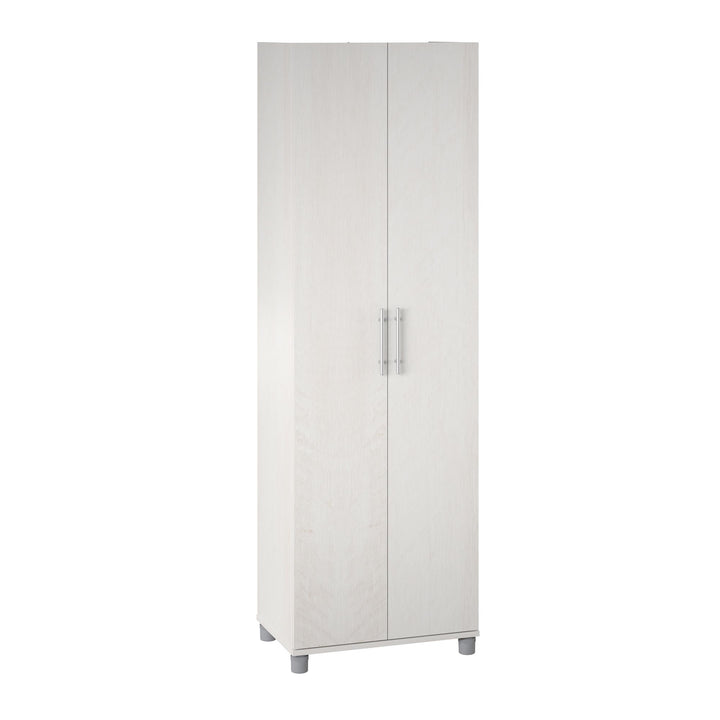 Camberly 24 Inch Utility Storage Cabinet - Ivory Oak