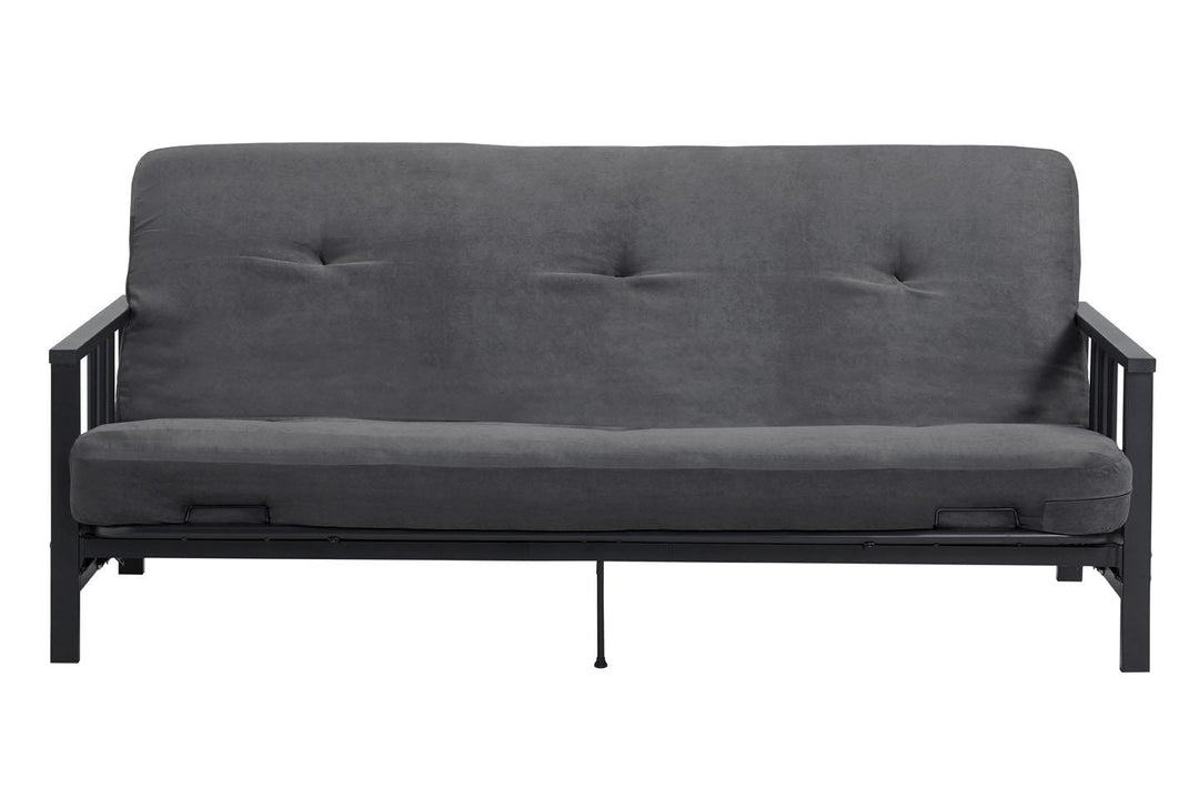 Harlow Full Metal Arm Futon - Gray - Full