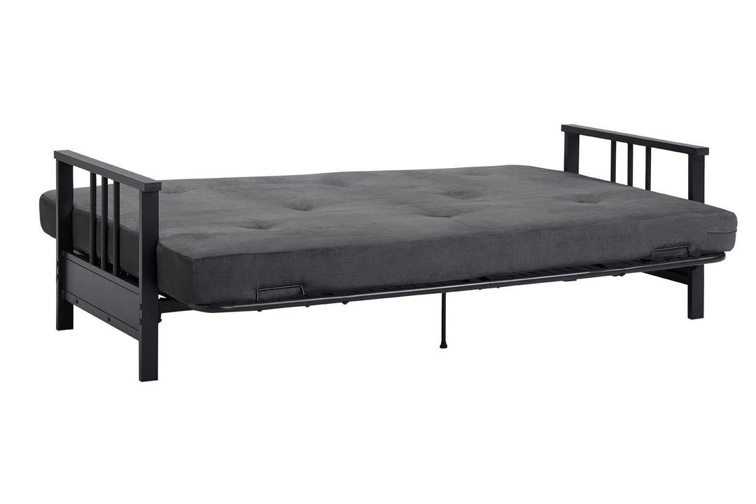 Harlow Full Metal Arm Futon - Gray - Full