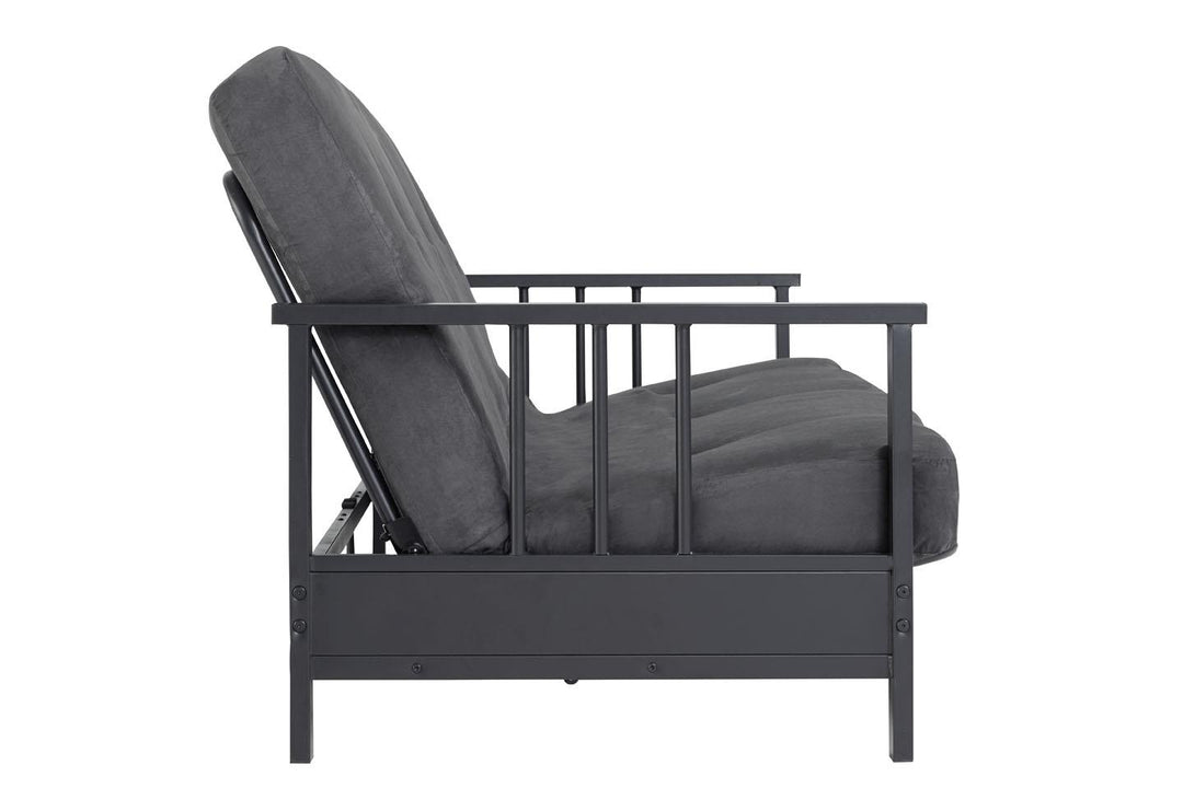 Harlow Full Metal Arm Futon - Gray - Full