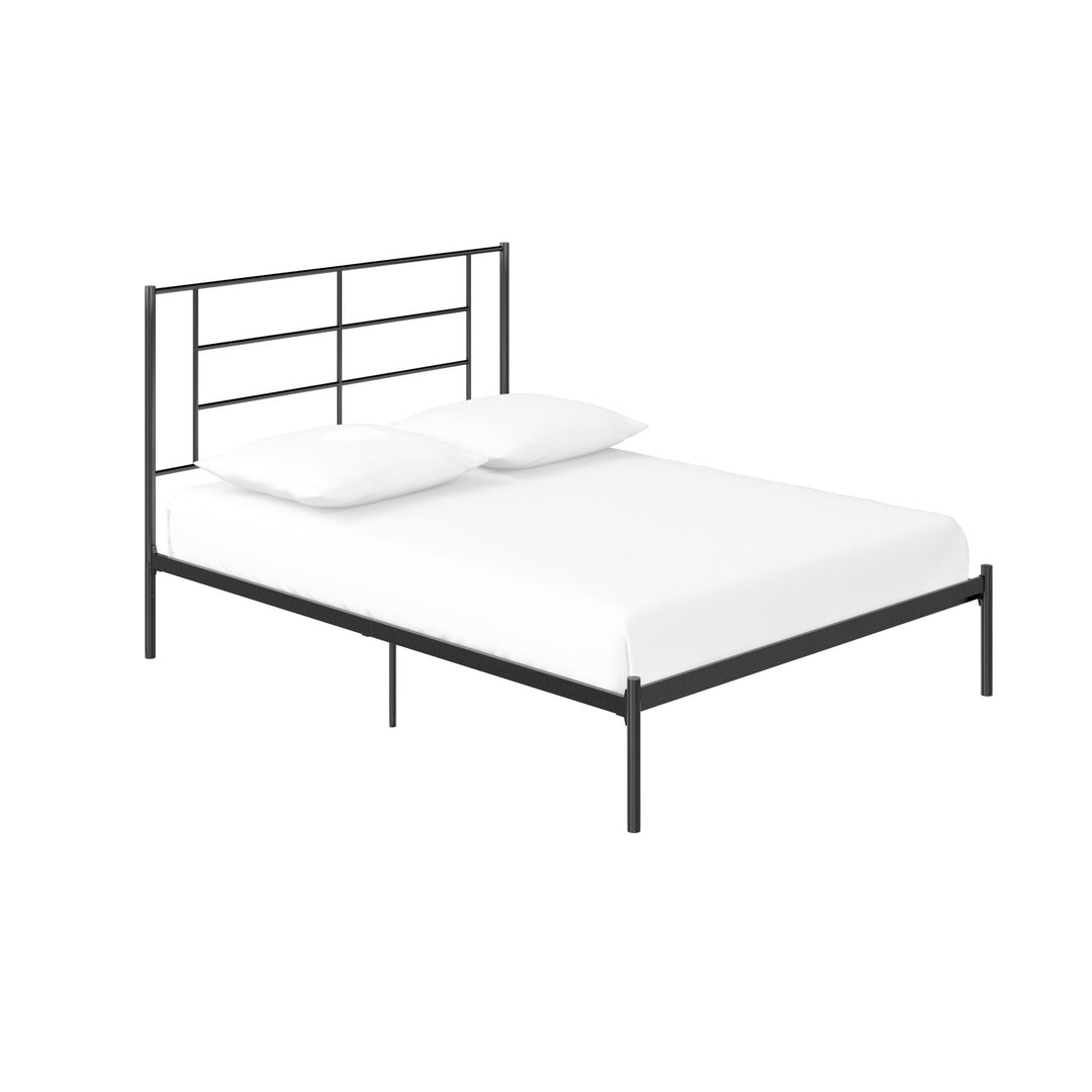 Jensen Metal Bed - Black - Queen