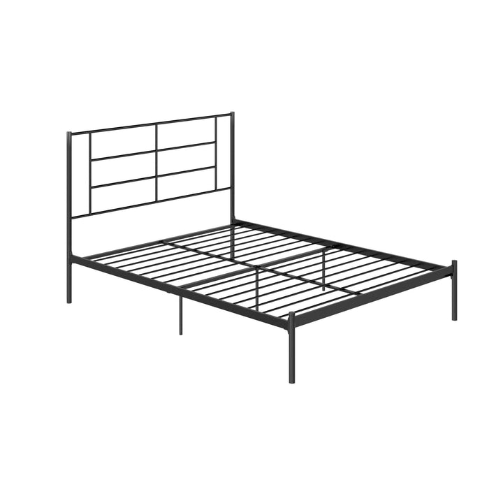 Jensen Metal Bed - Black - Queen