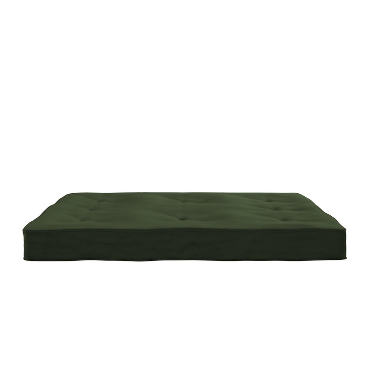 Caden 6 Inch Thermobonded High Density Polyester Fill Futon Mattress - Green - Full