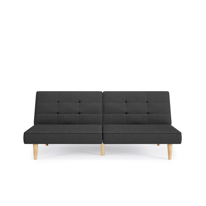 Bowie Upholstered Futon - Dark Gray