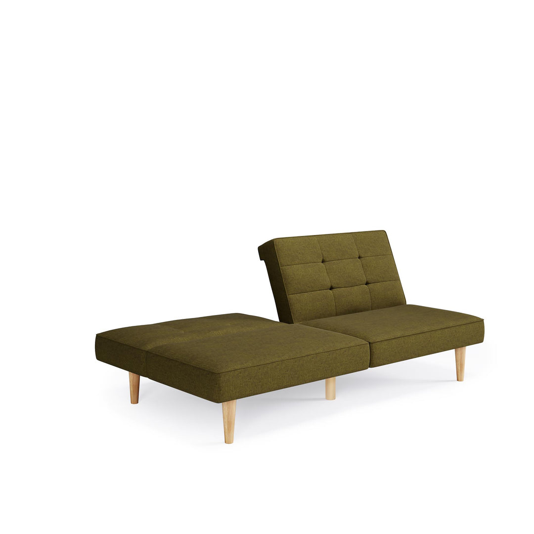 Bowie Upholstered Futon - Green