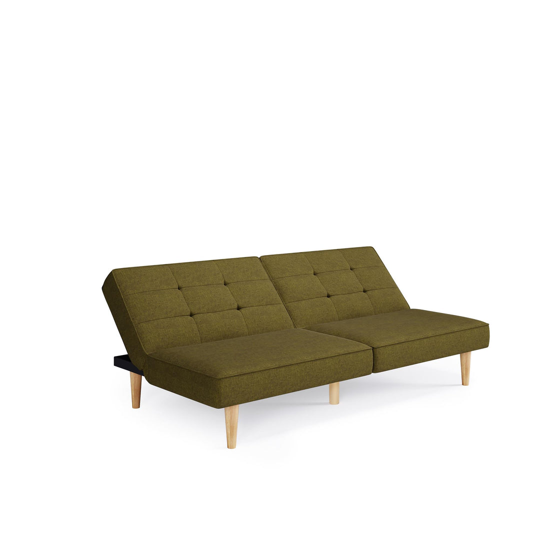 Bowie Upholstered Futon - Green