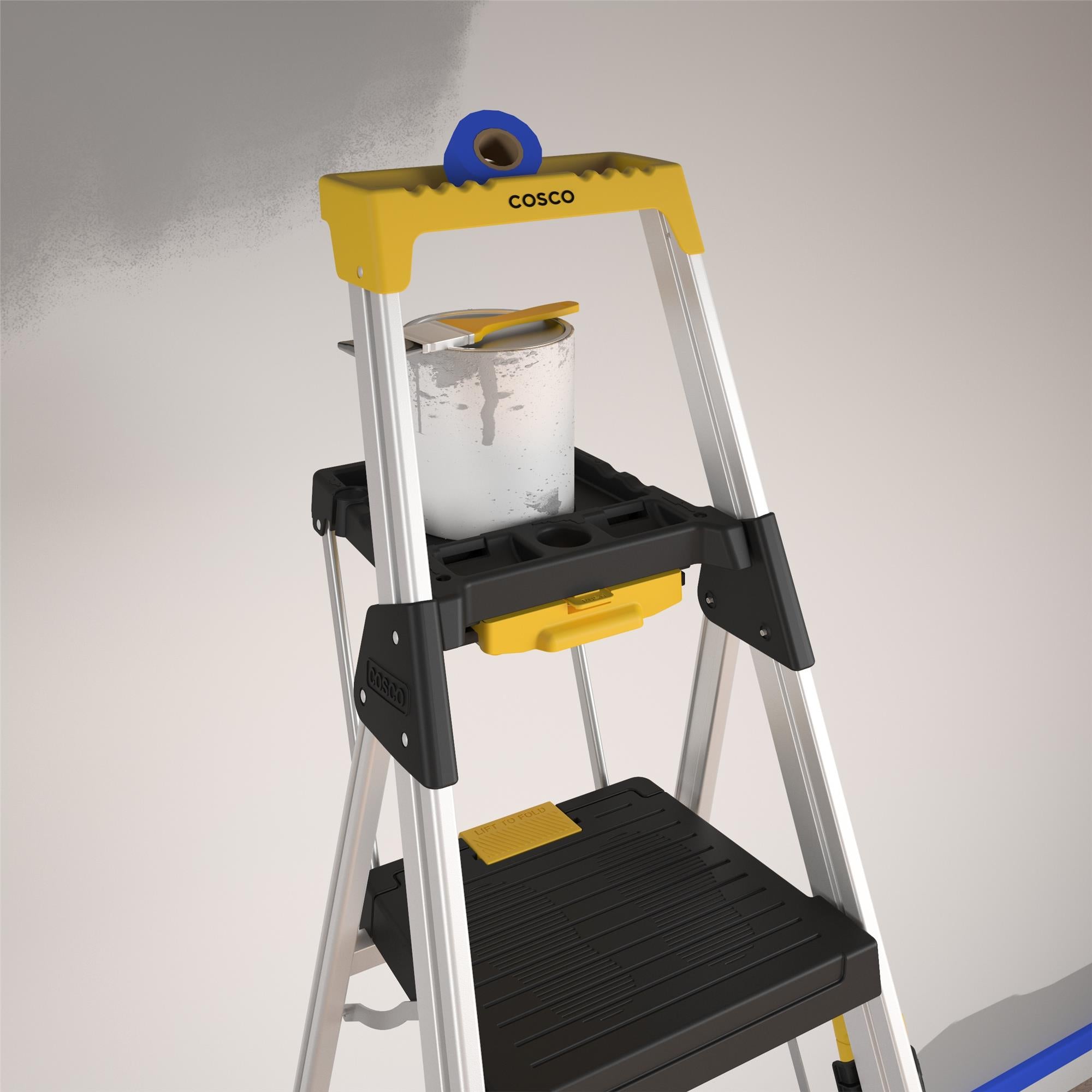 Cosco 3 discount step aluminum ladder