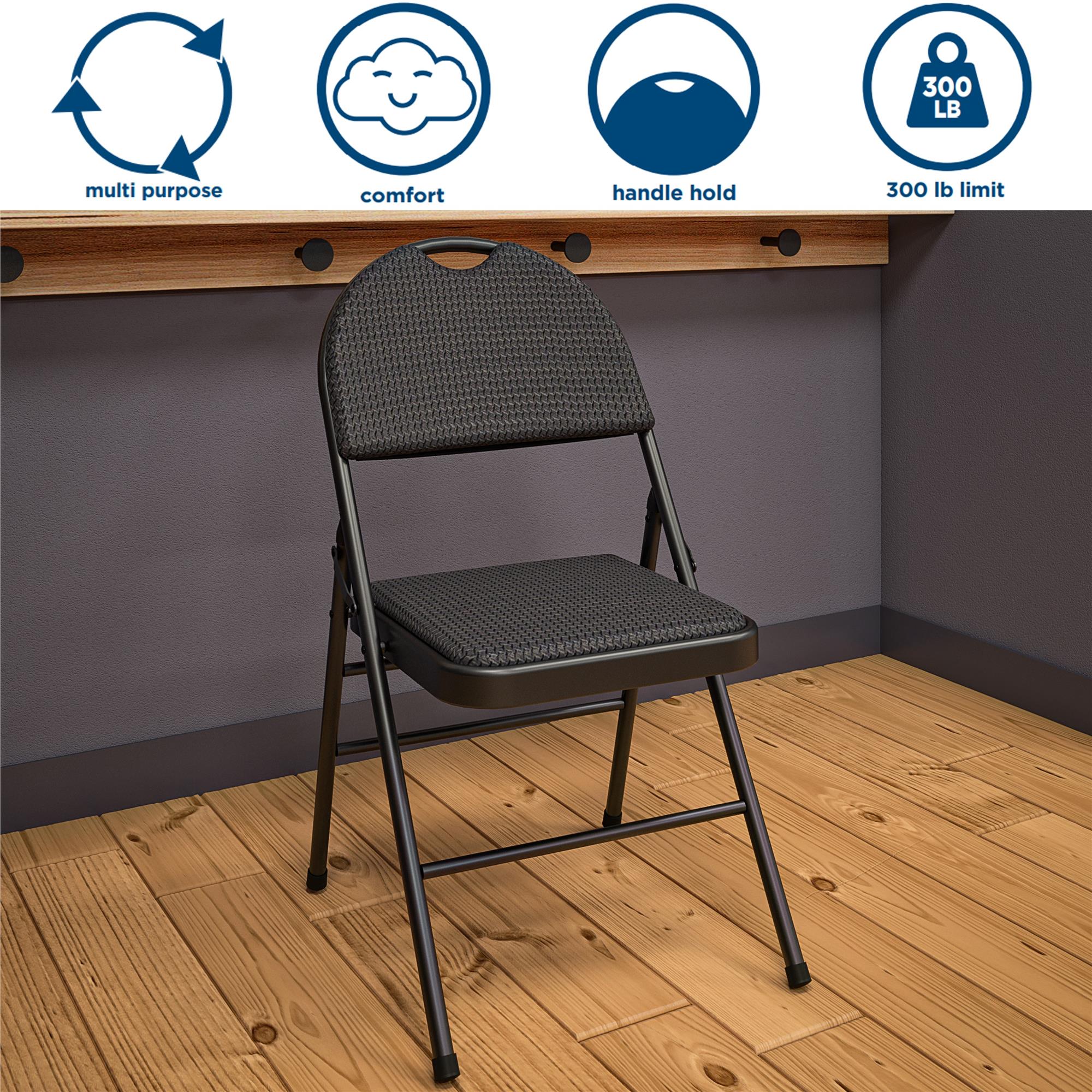 Padded metal folding online chairs