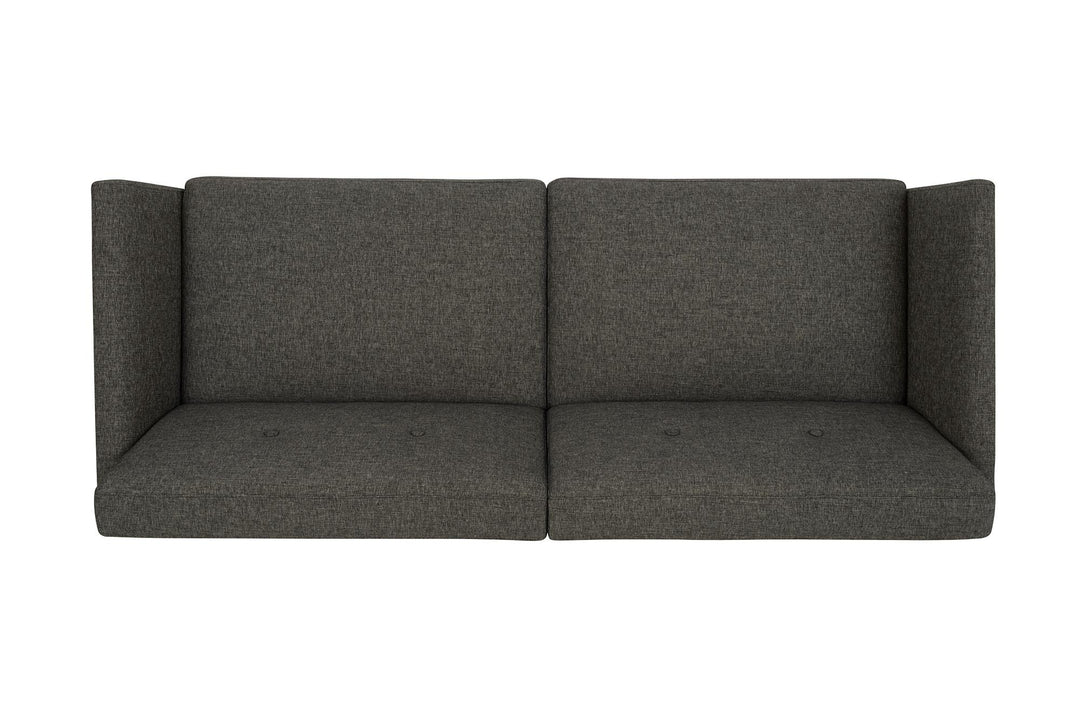 Regal Linen Upholstered Futon - Gray