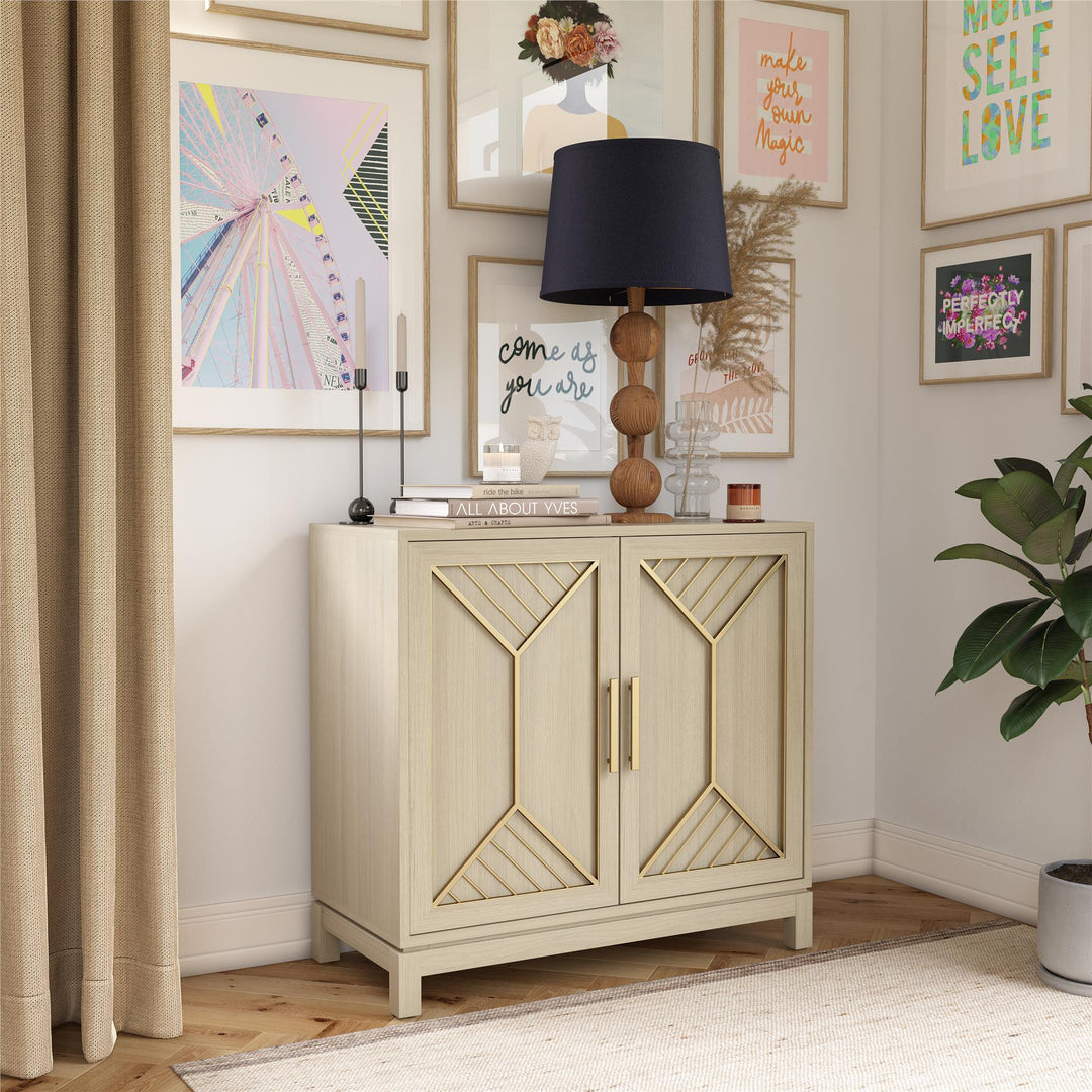 Neely Accent Cabinet - Pale Oak