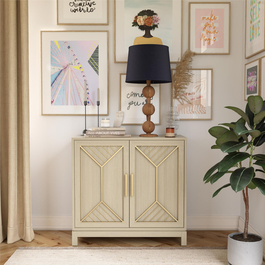 Neely Accent Cabinet - Pale Oak