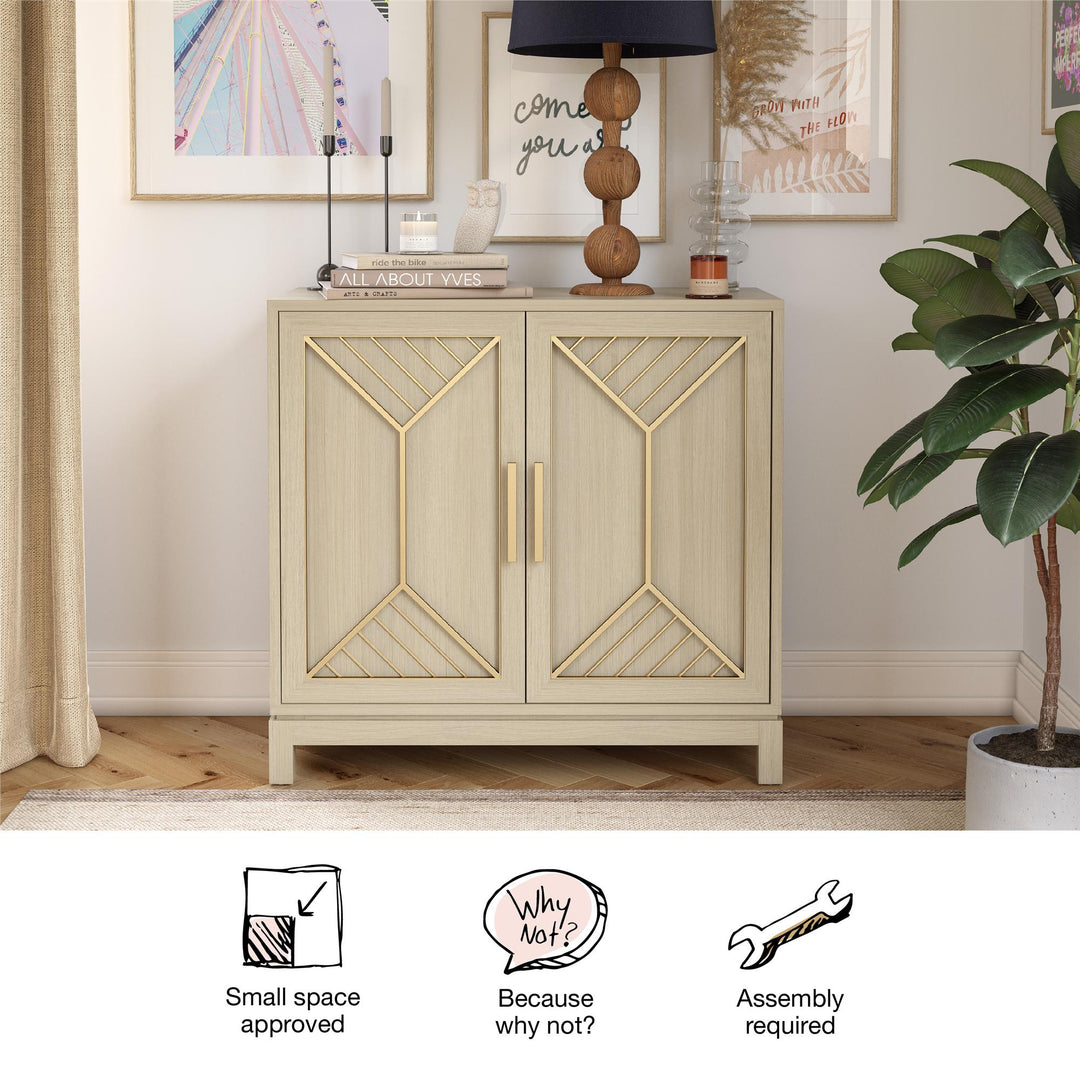 Neely Accent Cabinet - Pale Oak