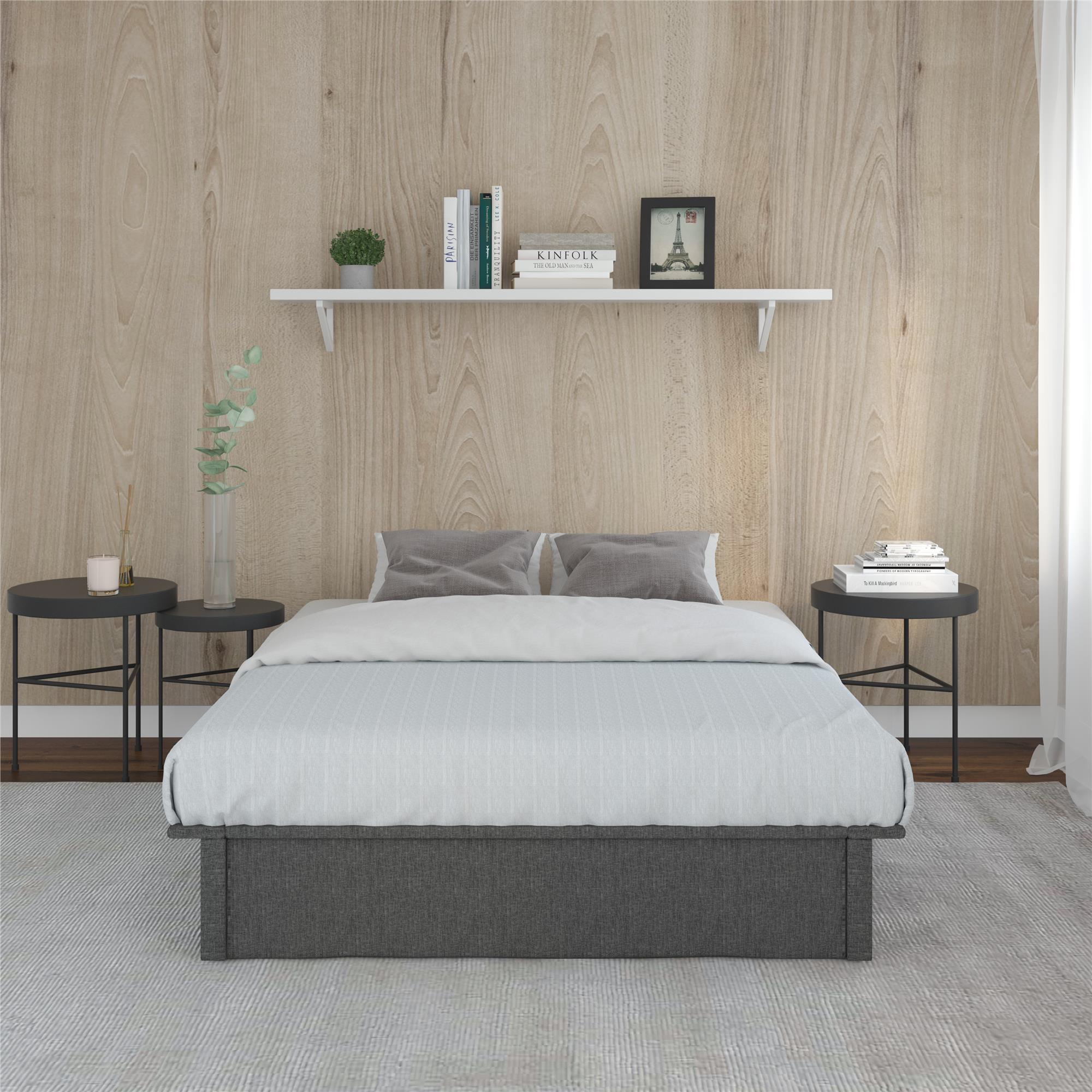 Dhp maven platform bed with fashion storage queen