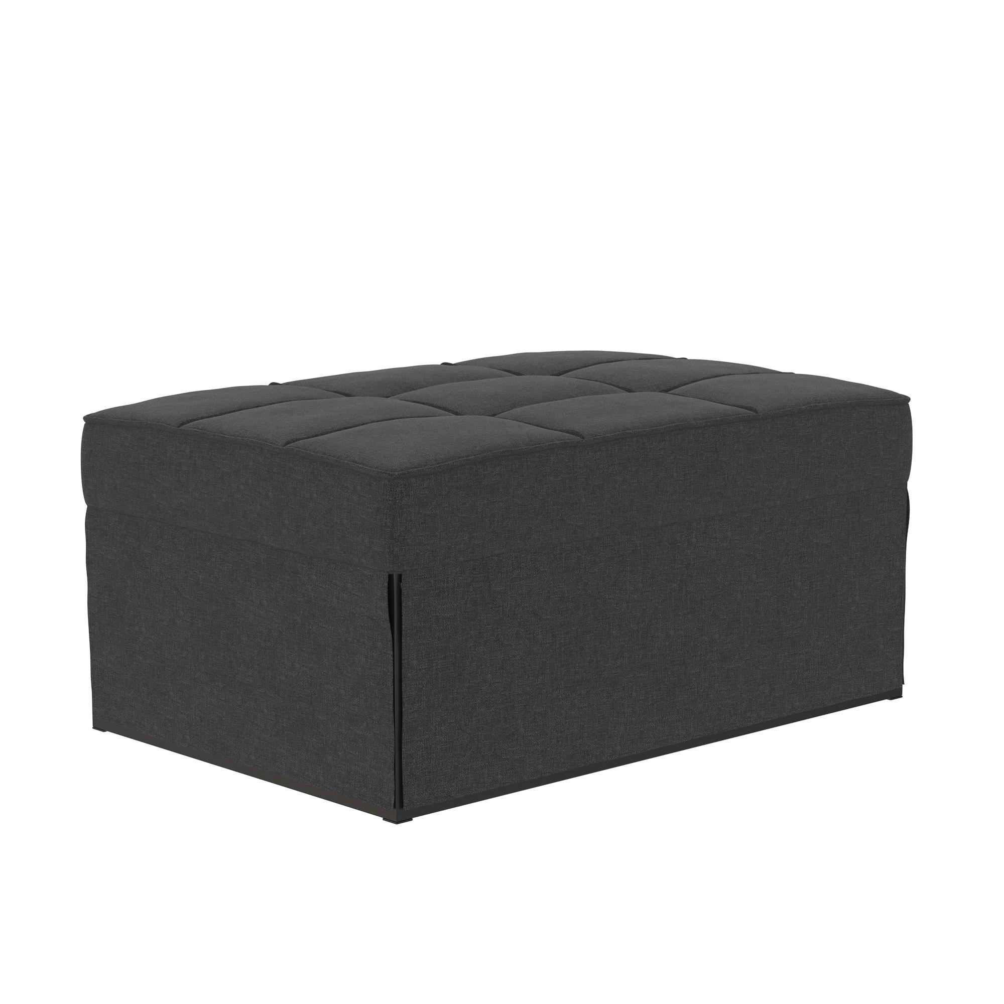 Black discount storage chair