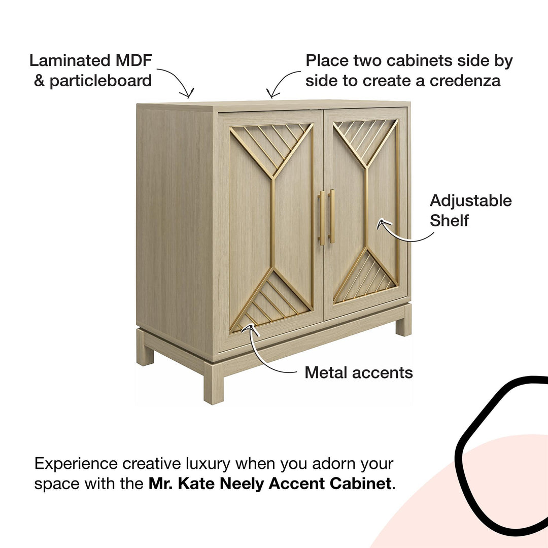 Neely Accent Cabinet - Pale Oak