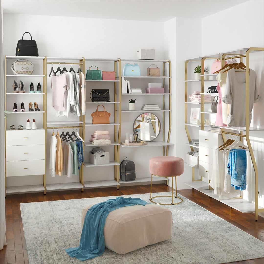 Closet Organizers with Clothing Rods & Cubbies – RealRooms