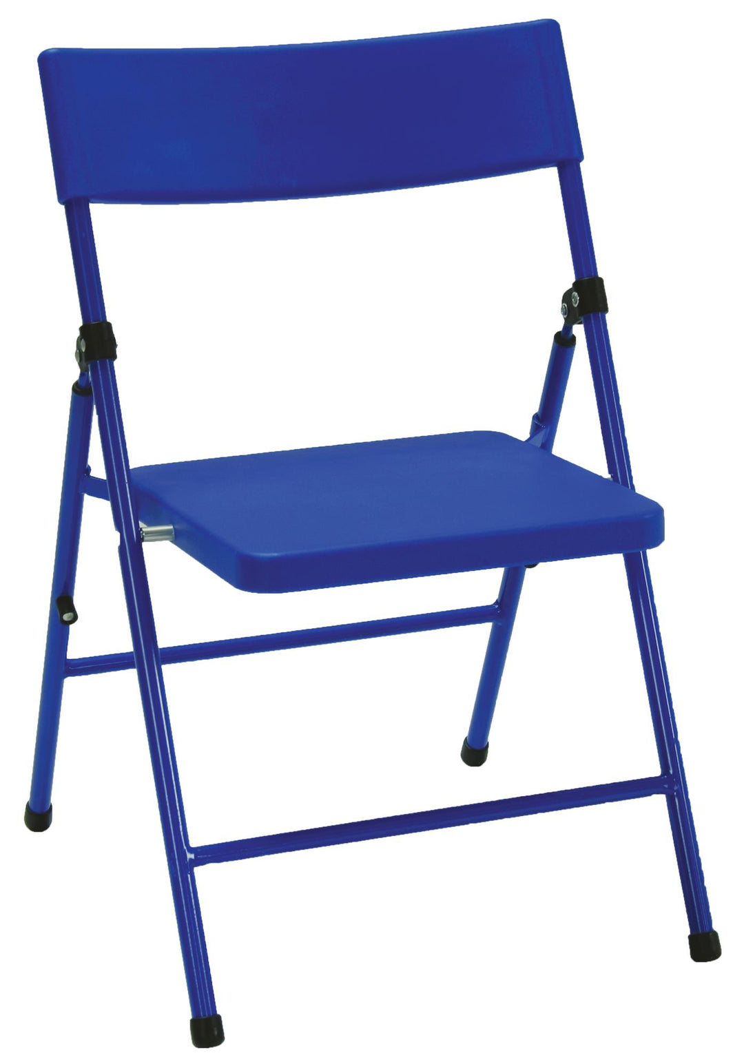 Kid's Plastic Pinch-Free Folding Chair, Set of 4 - Blue - 4-Pack