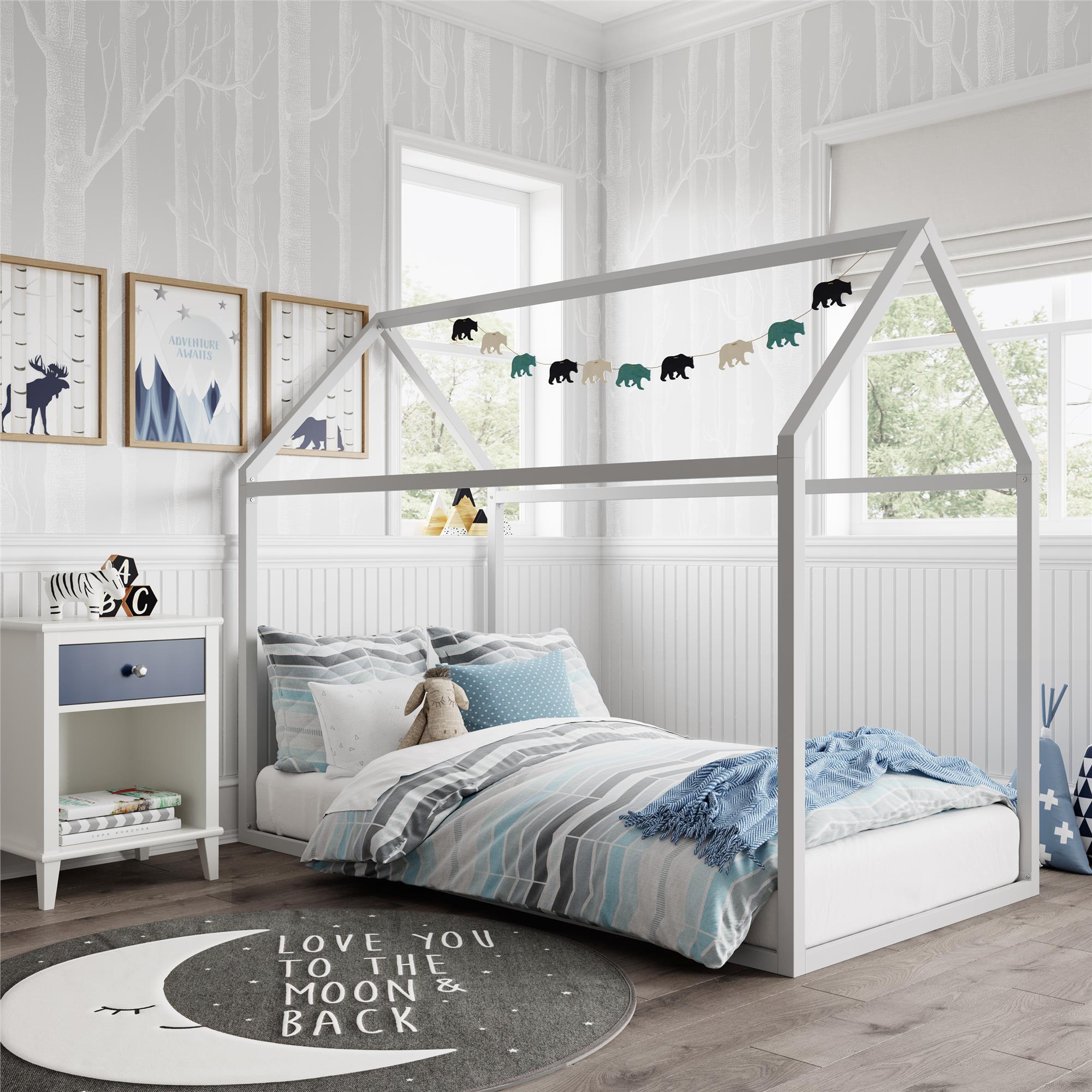 House bed store with slats