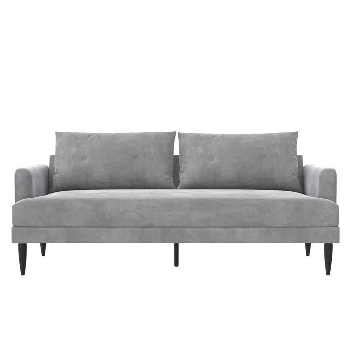 Comfortable pillowback sofa -  Olive Green